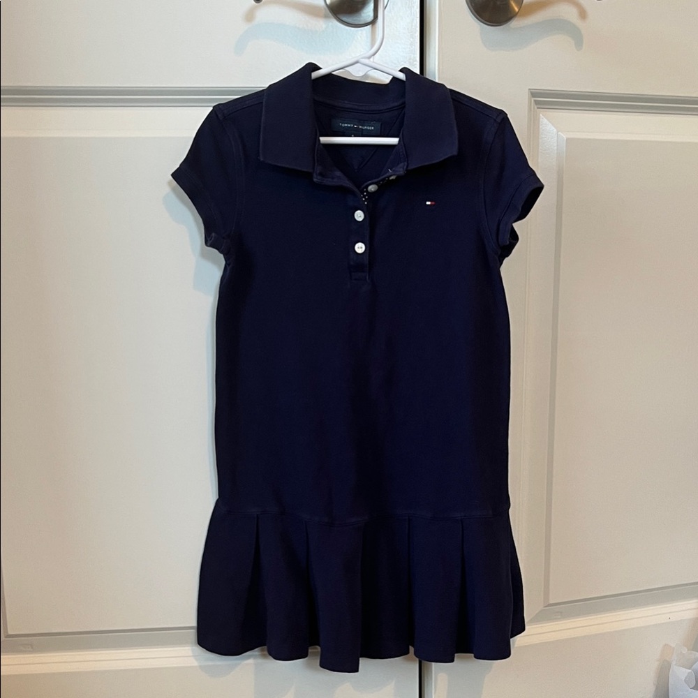 TH Kids Navy Polo Dress